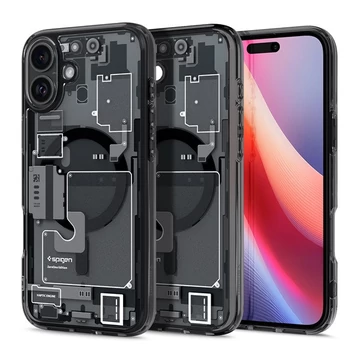 Spigen Ultra Hybrid MagFit Apple iPhone 16 Plus tok, Zero One fekete ACS08078