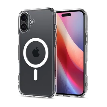 Spigen Ultra Hybrid MagFit iPhone 16 Plus tok, MagSafe, fehér ACS08075