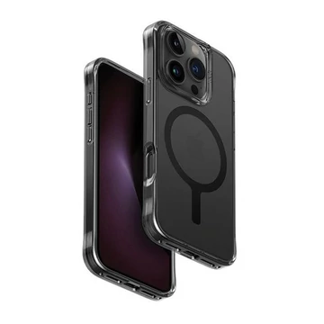 Uniq Lifepro Extreme Apple iPhone 16 Pro Magsafe szilikon tok, fekete/átlátszó