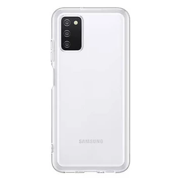 Samsung Galaxy A03s Clear Cover szilikon gyári tok, átlátszó (EF-QA038TTEGEU)