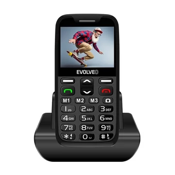 Evolveo EasyPhone XR (EP601) nyomógombos mobiltelefon, fekete