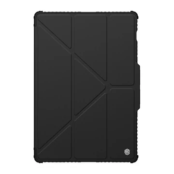 Nillkin Bumper Pro Samsung Galaxy Tab S9 Ultra/S10 Ultra közepesen ütésálló tok kitámasztóval, fekete