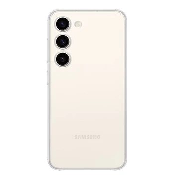 Samsung Galaxy S23 Clear Cover, gyári tok, átlátszó, EF-QS911CT Csomagolássérült