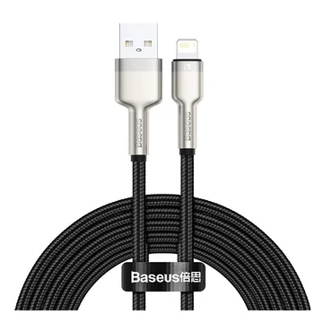 Baseus Cafule USB-Lightning kábel, 2,4A, 2m, fekete