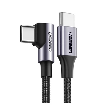 Ugreen USB-C-USB-C, QC 3.0 adatkábel, PD, 3A, 60W, 1m, fekete