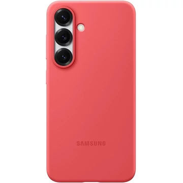 Samsung Galaxy S25+ Silicone Cover, gyári szilikon tok, piros