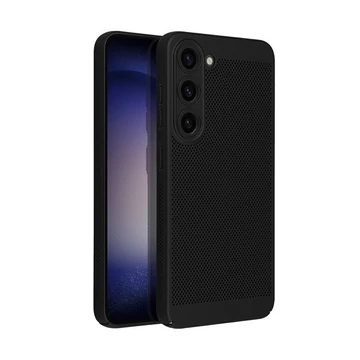 Breezy Samsung Galaxy A56, műanyag tok, fekete