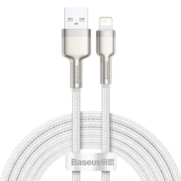 Baseus Cafule USB-Lightning kábel, 2,4A, 2m, fehér