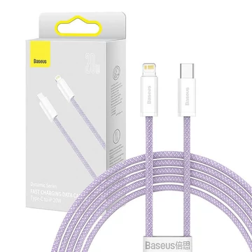 Baseus Dynamic Series USB-C - Lightning Kábel, 20W, 2m, lila