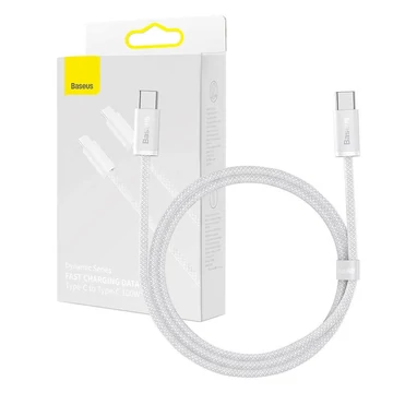 Baseus Dynamic USB-C-USB-C kábel, 100 W, 1 m, fehér