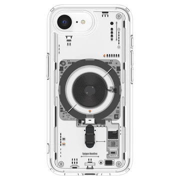 Spigen Ultra Hybrid MagFit Apple iPhone 16e tok, Neo One MagSafe, átlátszó