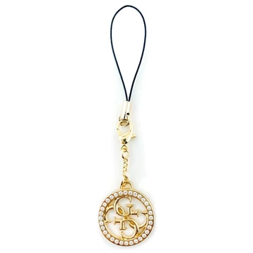 Guess Charm 4G Metal Logo csuklópánt kövekkel, arany