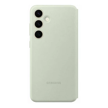 Samsung Galaxy S24 Plus Smart View Wallet gyári tok, Világos zöld, EF-ZS926CGEGWW-B-IT