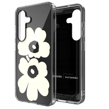 Samsung X Marimekko Dual Layer Galaxy S25 gyári tok, fekete-bézs