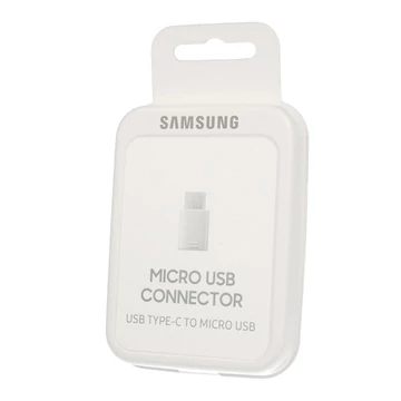 Samsung EE-GN930BWE USB-C - microUSB-A adapter, fehér, gyári