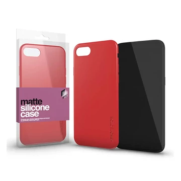 Xprotector Matte ultra vékony szilikon hátlap tok, Samsung Galaxy A32 5G, korallpiros