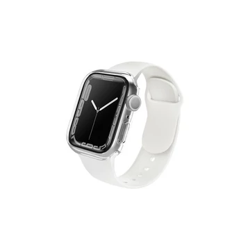 Uniq Legion Apple Watch S8/S7 41mm tok, tempered kijelző fóliával, átlátszó