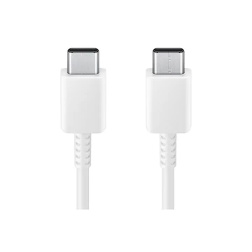 Samsung EP-DX310JW USB-C / USB-C töltő- és adatkábel, 1.8m, 3A, fehér