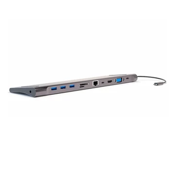 4smarts 11in1 USB-A Hub DeX funkcióval, asztroszürke