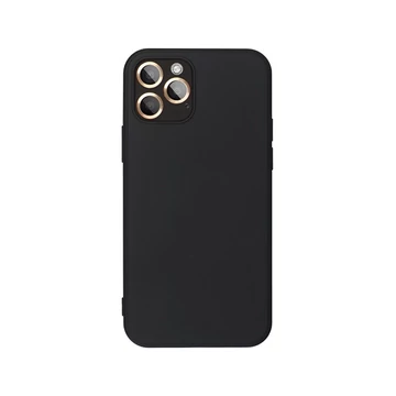 Forcell Szilikon LITE hátlap tok Apple iPhone 14, fekete