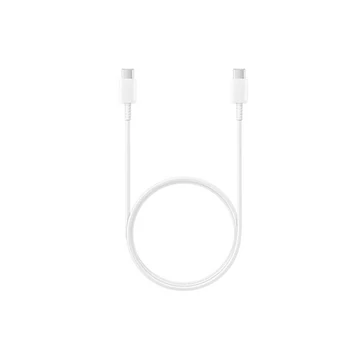 Samsung EP-DA705BW USB-C / USB-C töltő- és adatkábel, 1m, 3A, fehér