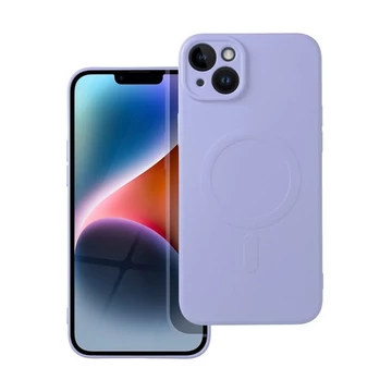 Magsafe szilikon tok Apple iPhone 14 Plus, lila