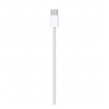 Apple USB-C / USB-C szőtt töltő- és adatkábel, 1m, fehér, MQKJ3ZM/A Retail dobozos