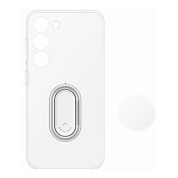 Samsung Galaxy S23 Clear Gadget Cover, gyári tok, átlátszó, EF-XS911CT