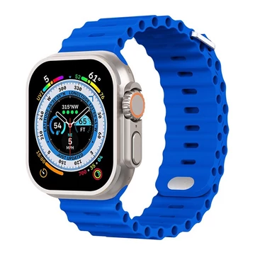 Phoner River Apple Watch 41/40/38 mm szilikon szíj, királykék