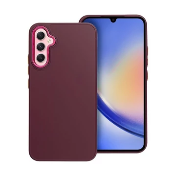 Frame Samsung Galaxy A34 5G közepesen ütésálló tok kameravédő kerettel, lila