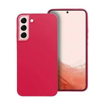 Frame Samsung Galaxy S22 Plus közepesen ütésálló tok kameravédő kerettel, magenta
