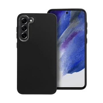 Frame Samsung Galaxy S23 Plus közepesen ütésálló tok kameravédő kerettel, fekete