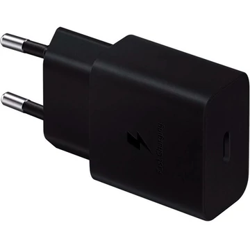 Samsung EP-T2510XBEGEU hálózati töltő USB-AUSB-C + USB-C kábel, 25W, 3A, fekete