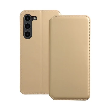 Dual Pocket Samsung S24 ULTRA flip tok, arany