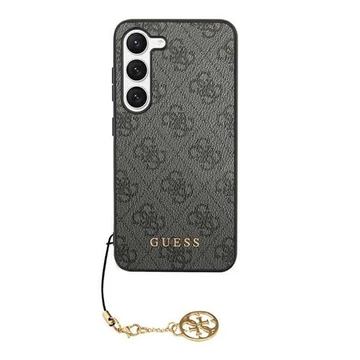 Guess 4G Charms Samsung Galaxy S24 szilikon tok, fekete