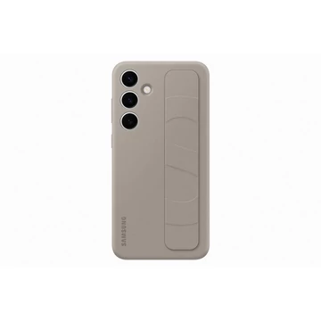 Samsung Galaxy S24 Stand Grip gyári tok, Szürkésbarna, EF-GS921CUEG