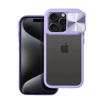 Slider Samsung Galaxy A15 5G kameravédős szilikon tok, fekete
