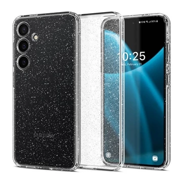 Spigen Liquid Crystal Glitter Samsung Galaxy S24 tok, Crystal Quartz, átlátszó