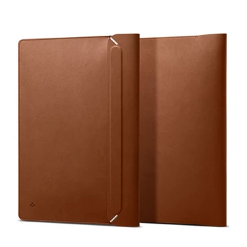 Spigen Valentinus Laptop Sleeve tok, 16",  barna