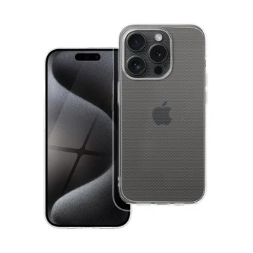 Clear 2mm iPhone 15 Pro tok átlátszó, (kamera védelemmel)