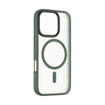 Tactical MagForce Hyperstealth Apple iPhone 16 Pro MagSafe kompatibilis tok, áttetsző/sötétszöld