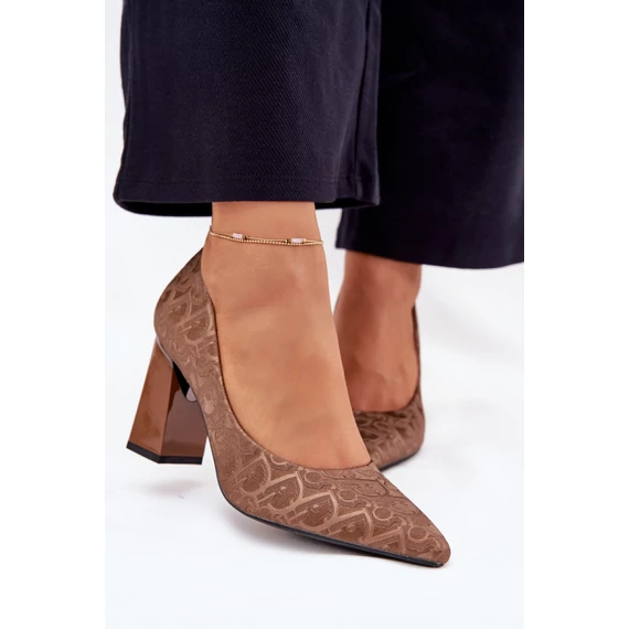 Magassárkú körömcipő model 216309 Step in style