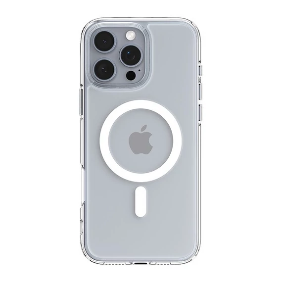 Spigen Ultra Hybrid MagFit Apple iPhone 16 Pro Max tok, + EZ FIT kijelzővédő fólia csomag, fehér ACS08141