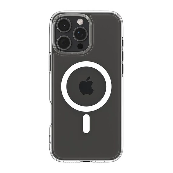 Spigen Ultra Hybrid MagFit Apple iPhone 16 Pro Max tok, + EZ FIT kijelzővédő fólia csomag, fehér ACS08141