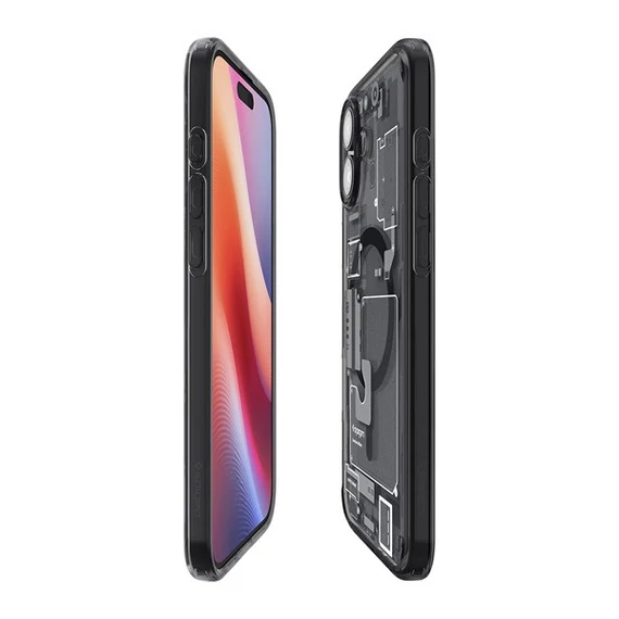 Spigen Ultra Hybrid MagFit Apple iPhone 16 Plus tok, Zero One fekete ACS08078