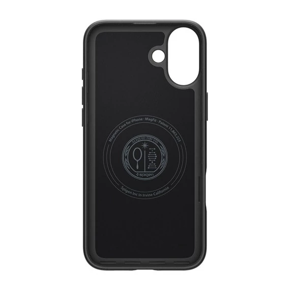 Spigen Thin Fit MagFit iPhone 16 Plus tok, MagSafe, fekete ACS08060
