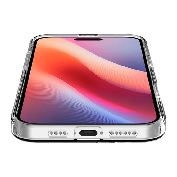 Spigen Liquid Crystal iPhone 16 Plus tok, Crystal Clear, átlátszó ACS08064