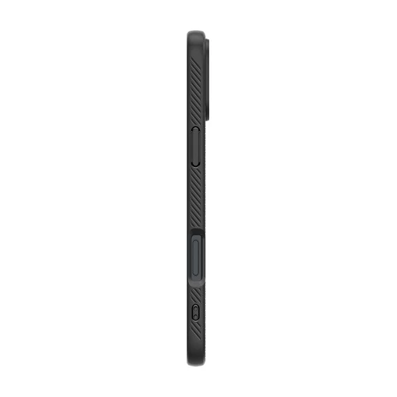 Spigen Liquid Air iPhone 16 tok, Matte Black, fekete ACS08194