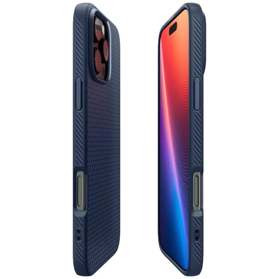 Spigen Liquid Air iPhone 16 Pro tok, Navy Blue, kék ACS08118