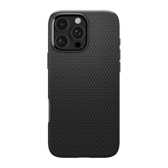 Spigen Liquid Air iPhone 16 Pro Max tok, Matte Black, fekete ACS07988